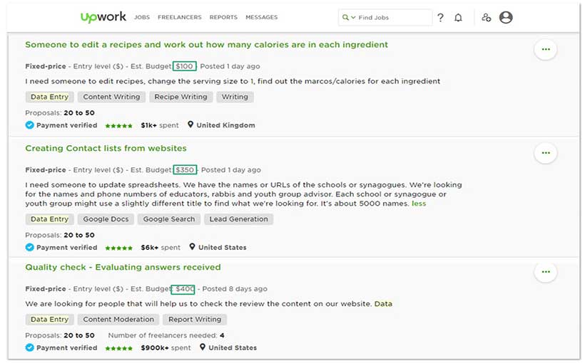 Upwork Site for Those Who Have Web Design, Content Writing, or Video Editing Skill