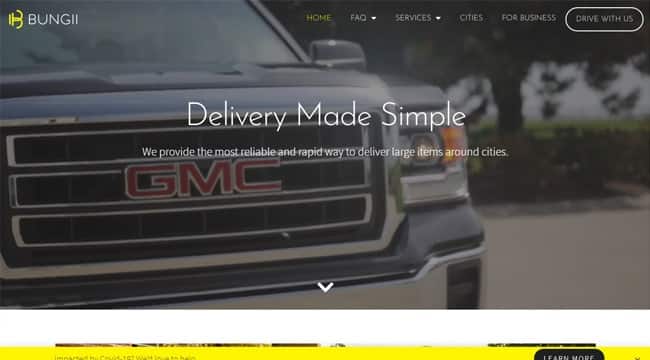 Bungii Make Money With a Truck