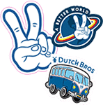 Dutch Bros Stickers For Hydro Flasks