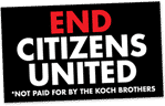 End Citizens United Free Stickers