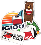 Get Free Igloo Sticker to Decorate Water Bottle