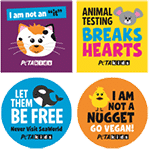 PETA Kids Free Sticker