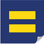HRC Equality Free Stickers