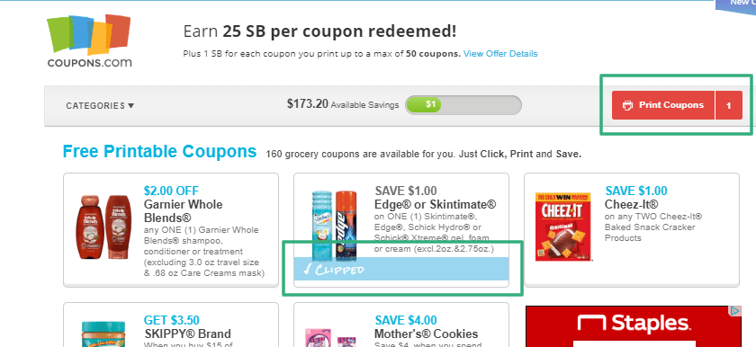 Swagbucks Groceries Coupons Review