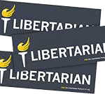 Libertarian Party Free Stickers