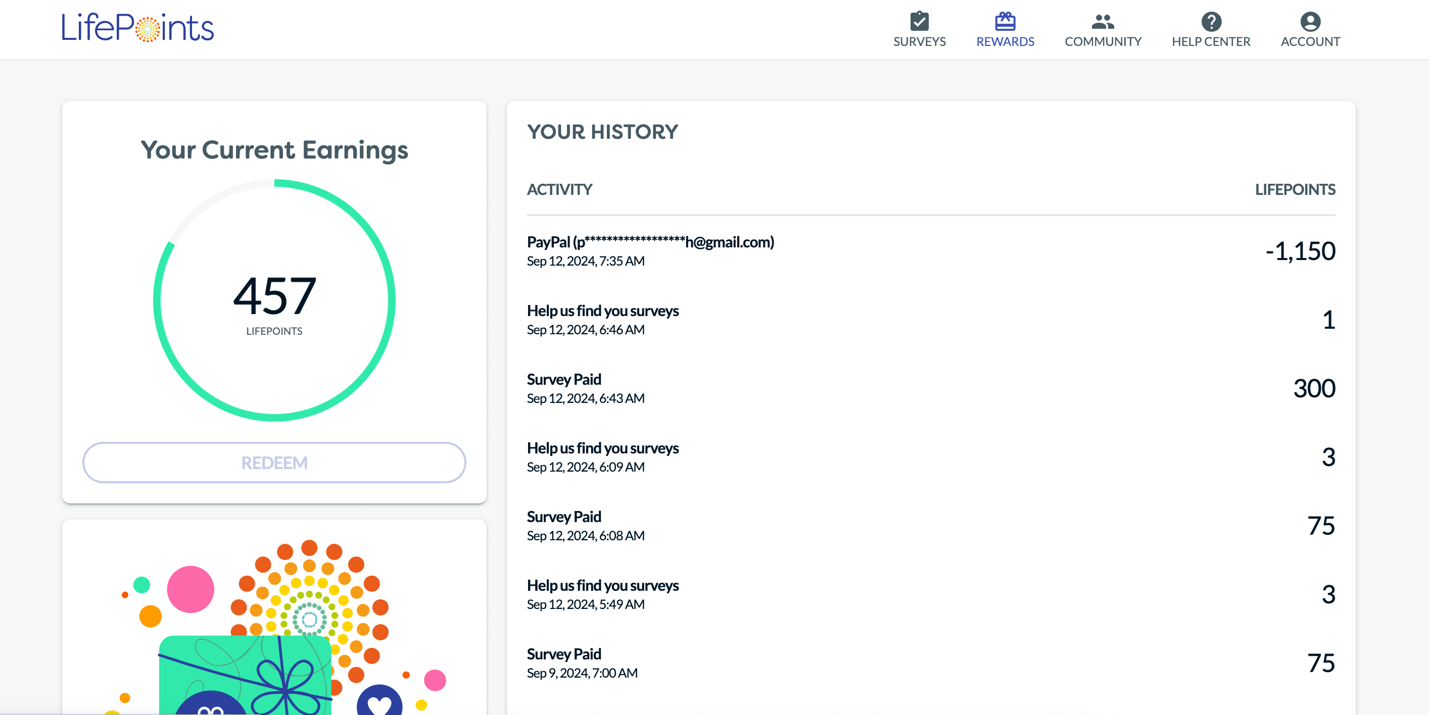lifepoints earnings