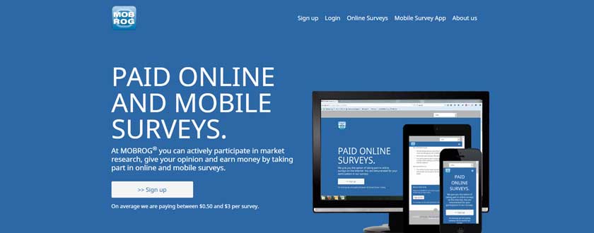 MobRog Online Paid Surveys