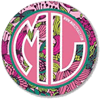 Monogrammed Life Free Stickers