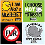 PETA Dissection Kills Free Stickers