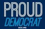 Proud Democrat Free Stickers