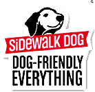 Sidewalk Dog Free Stickers