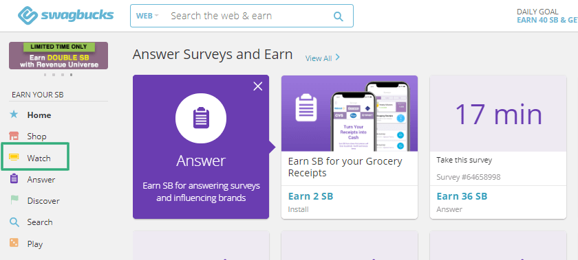 How To Earn From Swagbucks