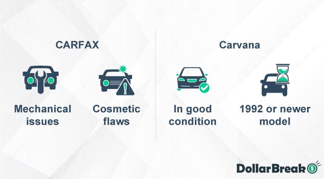 carfax vs carvana cars accepted