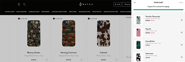 Look for promotional offers or discounts on Burga's website