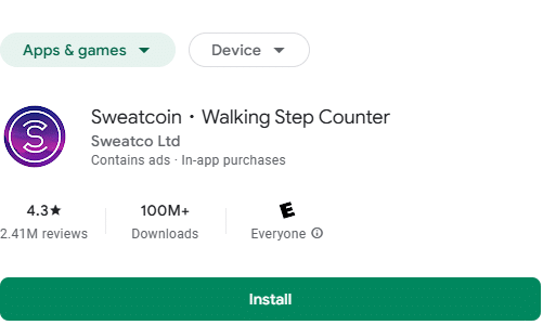 Sweatcoin