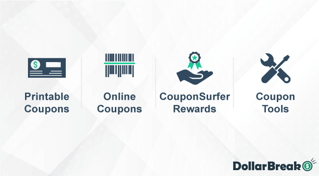 what are couponsurfer main features